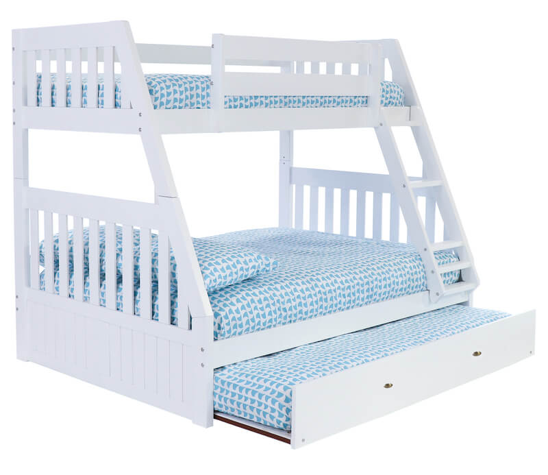 White Twin Full Bunk Bed All American, Discovery World Bunk Bed Instructions