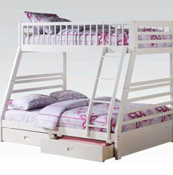 Metal Twin Futon Bunk Bed