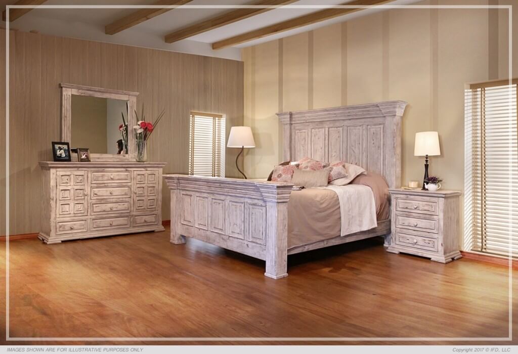 Terra White Bedroom Set All American Furniture Buy 4 Less