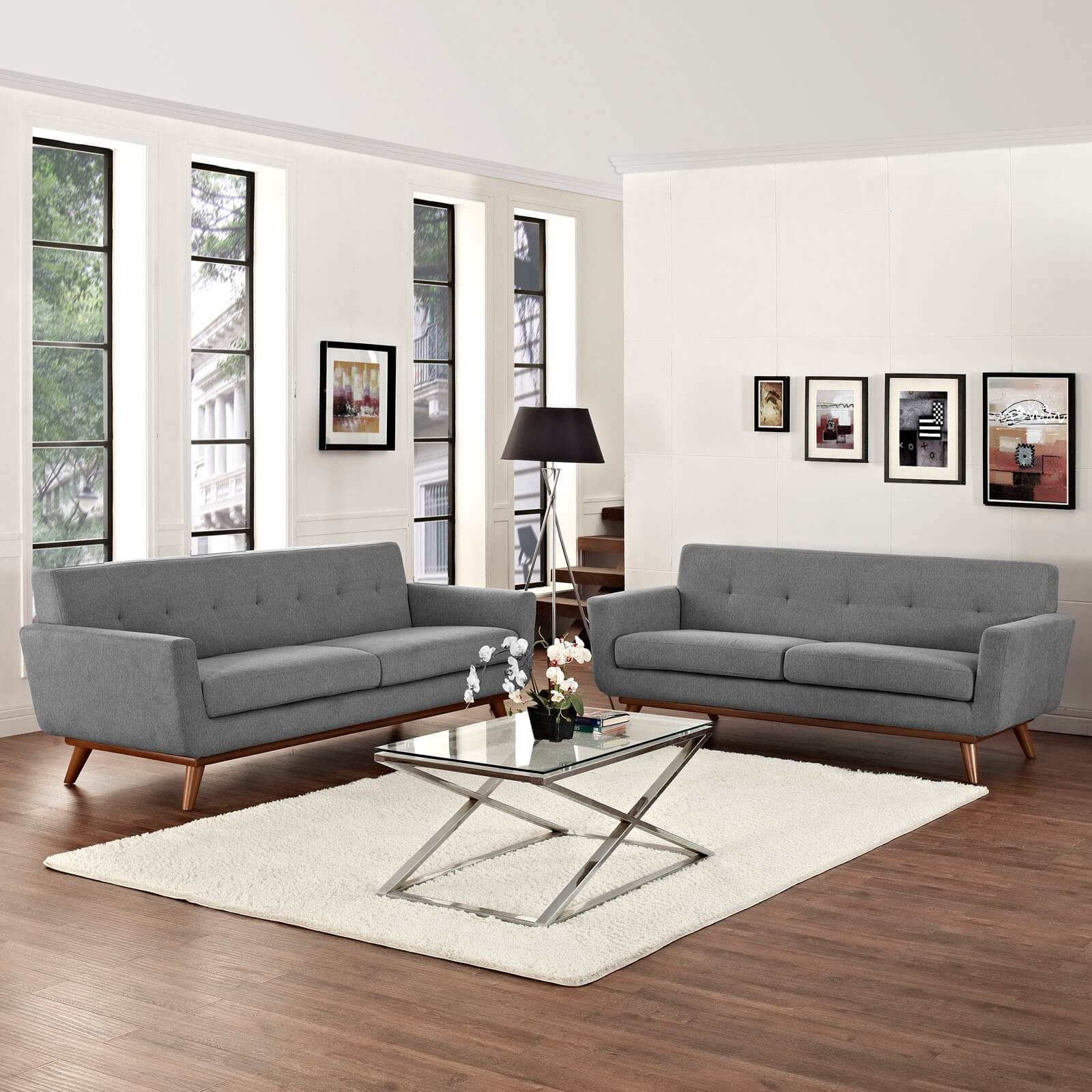 Engage Living Room Set (Expectation Gray) - All American Furniture ...